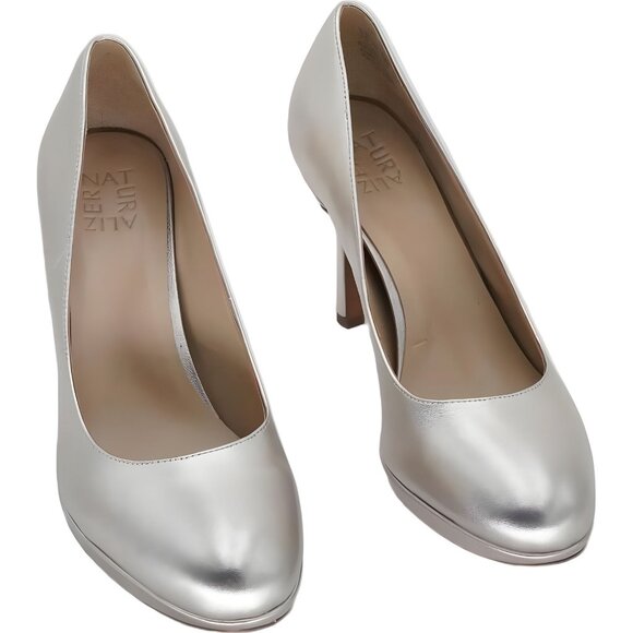 Naturalizer Celina Light Bronze Heels - Women's 9 Narrow US - Picture 1 of 6